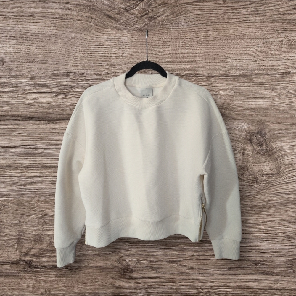 Varley Addelyn Ottoman Rib Sweatshirt - Picture 3 of 6